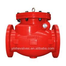 FM UL Approved Resilient Seated Flanged Ends Swing Check Valve